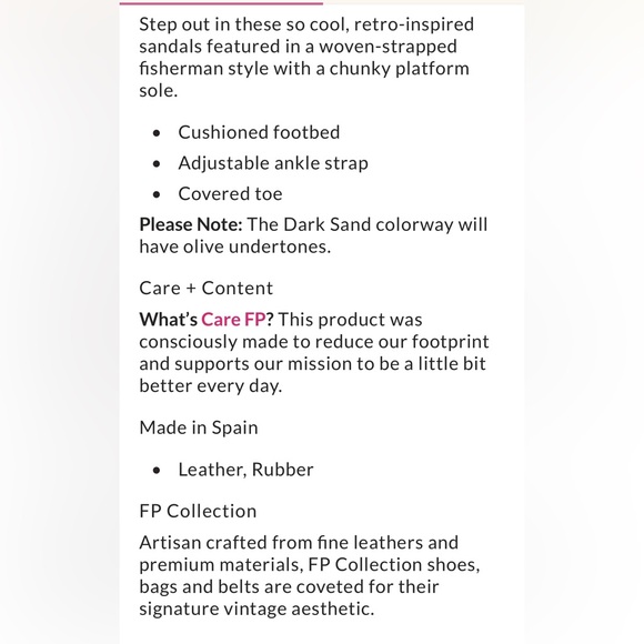 Free People new Delaney Fisherman Platform Sandals. Black Sz 38 - Picture 10 of 11